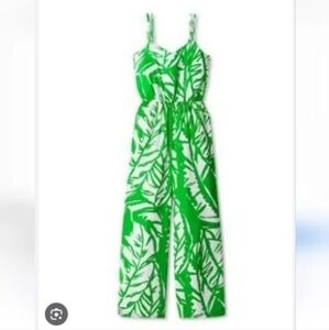Lilly Pulitzer × Target Green Dalia Print Jumpsuit size S/P